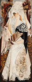 ナターリア・ゴンチャローヴァ《スペイン女》1916年〜1920年