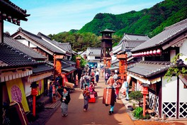 入口を通れば400年前の江戸時代に